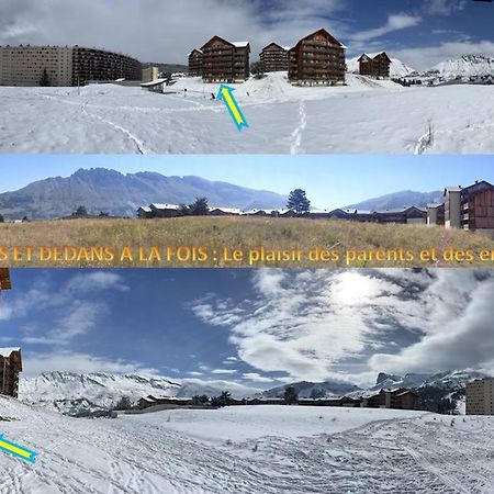 Appartement 8-10 Personnes Superdevoluy Hautes Alpes Rez De Chaussee Vue Panoramique 3 Chambres Saint-Étienne-en-Dévoluy Eksteriør billede