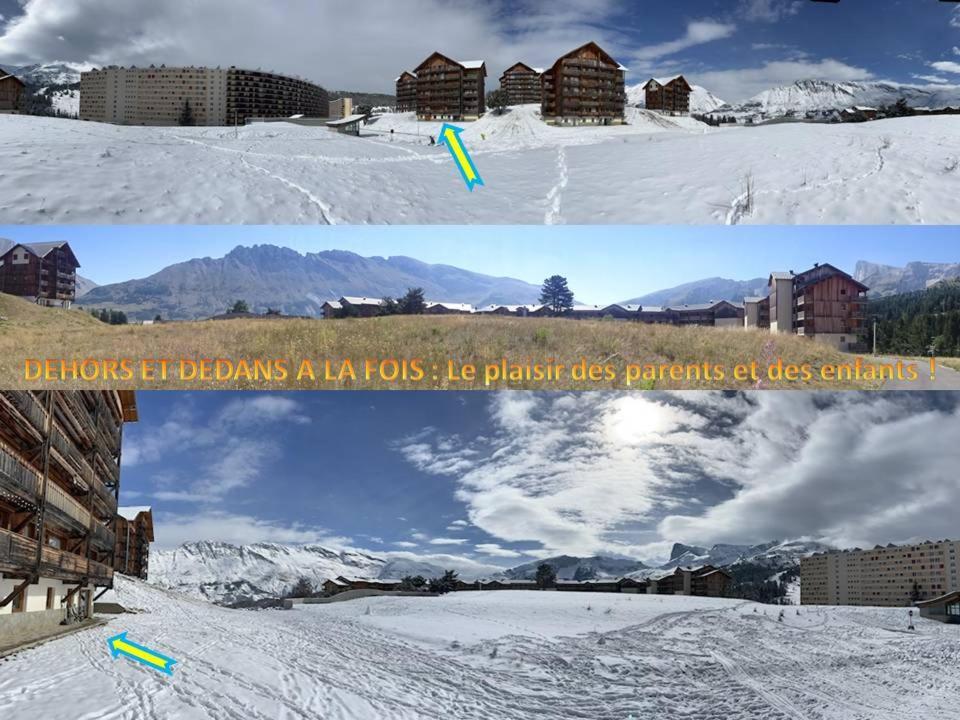 Appartement 8-10 Personnes Superdevoluy Hautes Alpes Rez De Chaussee Vue Panoramique 3 Chambres Saint-Étienne-en-Dévoluy Eksteriør billede