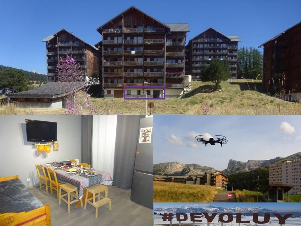 Appartement 8-10 Personnes Superdevoluy Hautes Alpes Rez De Chaussee Vue Panoramique 3 Chambres Saint-Étienne-en-Dévoluy Eksteriør billede